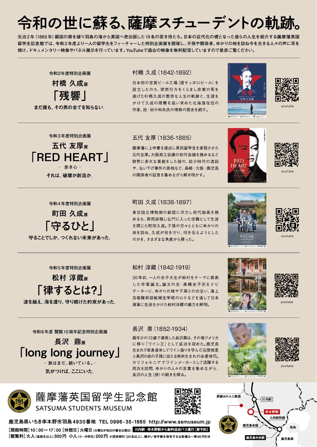 渡欧160周年記念記念特別企画展「Five Souls」